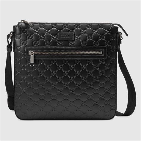 leather gucci sling bag men|cheapest gucci men's bag.